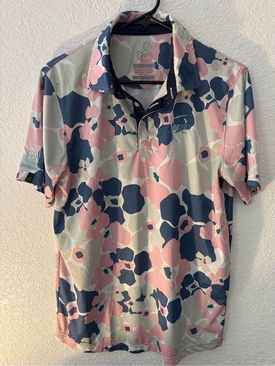 Swannies Golf Other - Waste Management Open Floral Polo